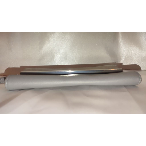 White House Black Market Suede & Leather Clutch - Picture 7 of 9